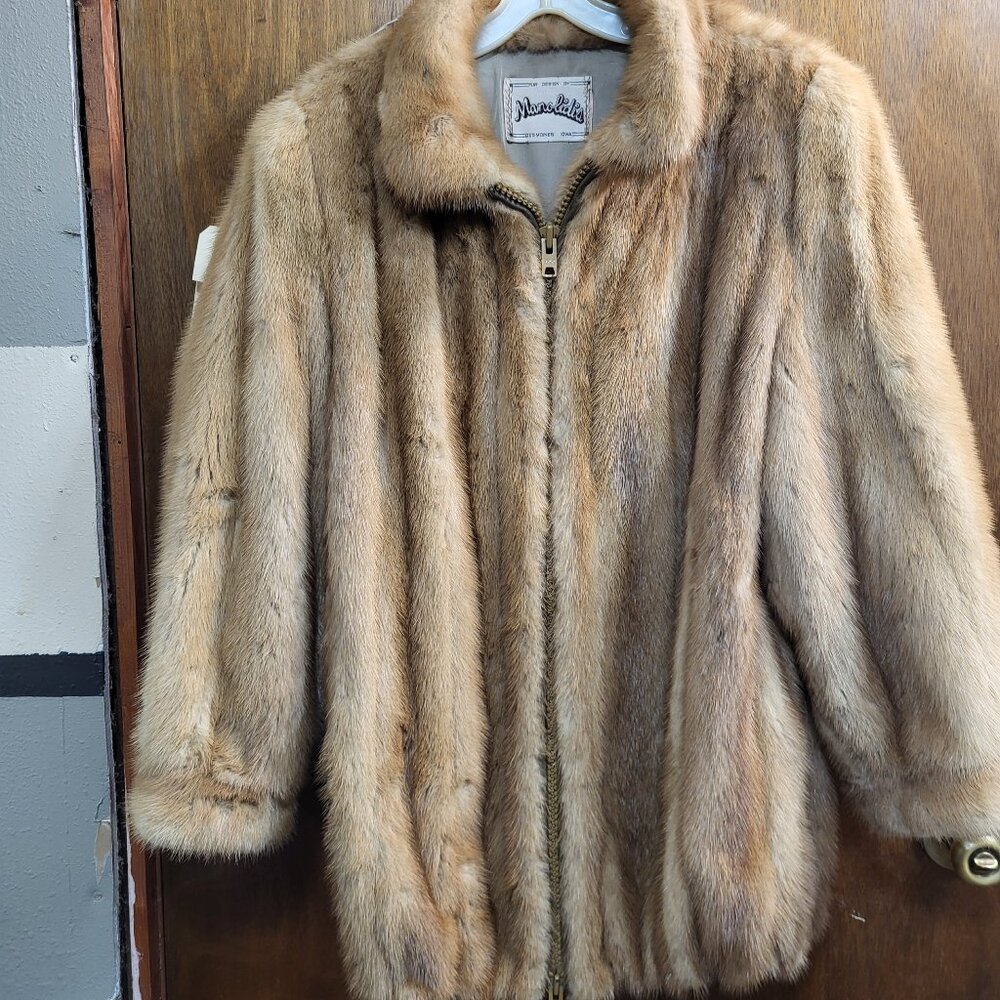 Mink Fur Stroller Jacket-Autumn Haze